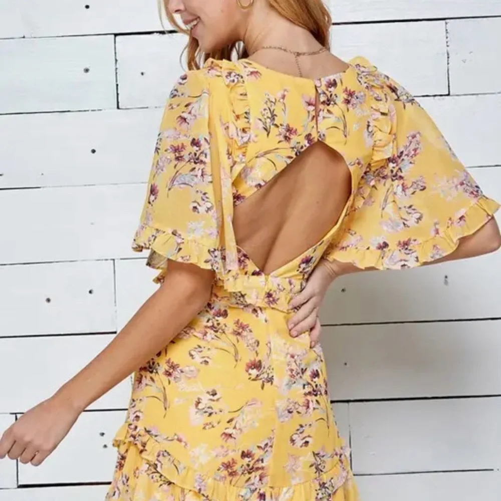 Floral Ruffle Dress - Picture 2 of 2